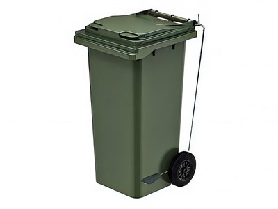 Пластиковый контейнер для мусора МК 120 л. с педалью (555x480x937 мм) - фото 12068