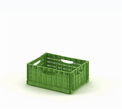 Пластиковый ящик складной для овощей и фруктов 400x300x165 мм - фото 12176