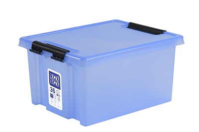 Пластиковый контейнер с крышкой Rox Box HOME 36 л. (500x390x255 мм) - фото 12671