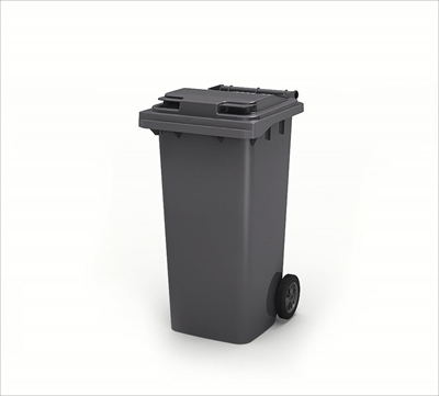Пластиковый контейнер для мусора МК 120 л. (555x480x937 мм) - фото 13811