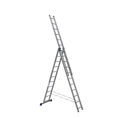 Алюминиевая трехсекционная лестница 3*11 H3 5311 H3 5311 - фото 46509