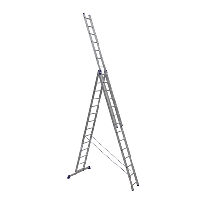 Алюминиевая трехсекционная лестница 3*14 H3 5314 H3 5314 - фото 46599