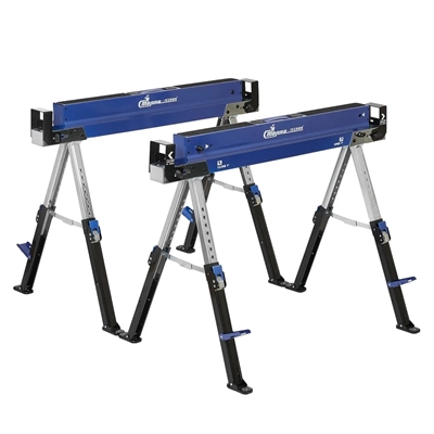 Козлы строительные комплект /портативные/усиленные/столярные/на металлическом основании ST-07B-K2 ST-07B-K2 - фото 50032