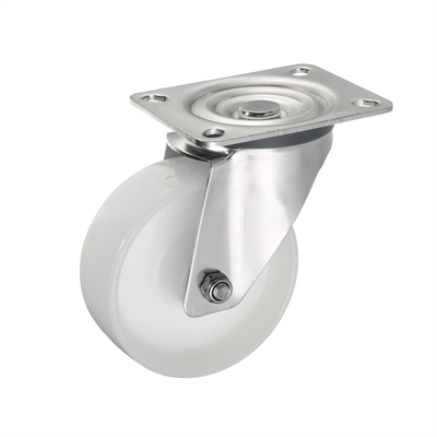 Колесо поворотное на НЕРЖАВЕЙКЕ Стелла-техник 5901-80 (80 мм; г/п 180 кг) 5901-80