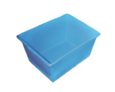 Горизонтальная прямоугольная открытая емкость (ванна) 70 литров для пищевых продуктов ЕЕО70