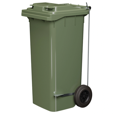 Пластиковый контейнер для мусора МК 120 л. с педалью (555x480x937 мм) 27.C29.P