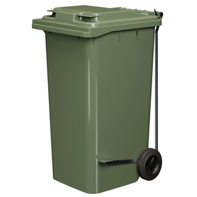 Пластиковый контейнер для мусора МК 240 л. с педалью (721x582x1069 мм) 24.C29.P