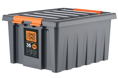 Пластиковый контейнер с крышкой Rox Box PRO 36 л. (500x390x255 мм) - фото 5533