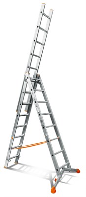 Трехсекционная лестница Эйфель Ювелир 3x8 - фото 7780