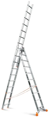 Трехсекционная лестница Эйфель Ювелир 3x10 - фото 7792