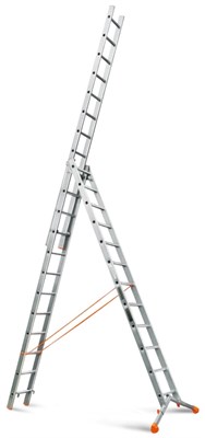 Трехсекционная лестница Эйфель Ювелир 3x12 - фото 7806