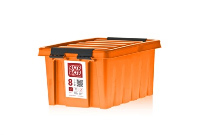 Пластиковый контейнер с крышкой Rox Box 8 л. (335x220x160 мм) - фото 9194