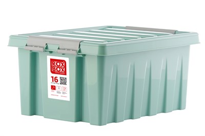 Пластиковый контейнер с крышкой Rox Box 16 л. (415x300x195 мм) - фото 9209