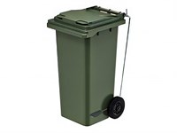 Пластиковый контейнер для мусора МК 120 л. с педалью (555x480x937 мм)