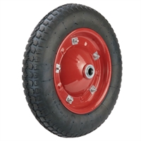 Колесо пневматическое Стелла-техник PR360M-20B под ось 20 мм, диаметр 360 мм, нагрузка 136 кг PR360M-20B