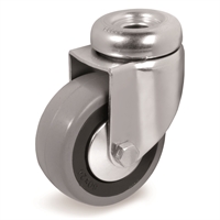 Колесо аппаратное Tellure Rota 373105,125 мм, поворотное, крепление болт 373105