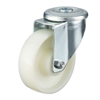 Колесо Стелла-техник N45100PNYD, Ø 100 мм, полиамид, поворотное с отверстием 12 мм, подшипник скольжения, г/п 200 кг N45100PNYD