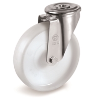 Колесо Tellure Rota 687703 поворотное, Ø 125 мм, нагрузка 220 кг, полиамид 687703