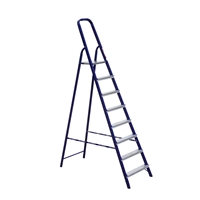 Стремянка стальная окрашенная с алюминиевыми ступенями 8 ст. M8408 Алюмет M8408 Стремянка стальная окрашенная с алюминиевыми ступенями 8 ст. M8408 Алюмет M8408