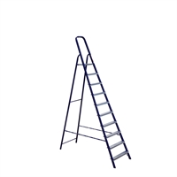 Стремянка стальная окрашенная с алюминиевыми ступенями 10 ст. M8410 Алюмет M8410 Стремянка стальная окрашенная с алюминиевыми ступенями 10 ст. M8410 Алюмет M8410