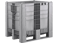 Контейнер BoxPallet 1200x1000x1140 мм сплошной на полозьях 12425