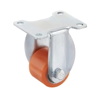 Колесо промышленное неповоротное Стелла-техник 1702-35 (35 мм; г/п 100 кг), полиуретан/сталь 1702-35