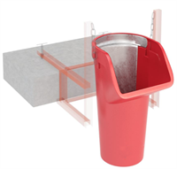 Приёмная секция мусоросброса «Профи» усиленная М-Профи-ПСУ