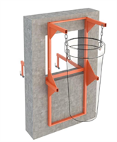 Кронштейн стеновой (оконный) для мусоросброса М-Кронштейн-О