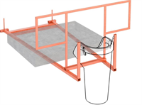 Кронштейн крышевой для мусоросброса М-Кронштейн-К