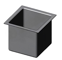 Открытая пластиковая емкость для воды 28 л ЕЕО28