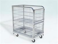 Контейнер сетчатый на колёсах с регулируемыми полками 04.01.001.01.14.0001.00