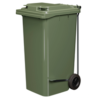 Пластиковый контейнер для мусора МК 240 л. с педалью (721x582x1069 мм) 24.C29.P