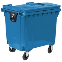 Пластиковый контейнер для ТКО 1100 л. (1362x1090x1356 мм) 12778
