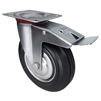 Колесо промышленное поворотное с тормозом SCb 93 scb93