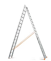 Двухсекционная лестница Эйфель Классик 2x18