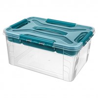 Пластиковый контейнер с крышкой и вставкой-органайзером Grand Box 15,3 л