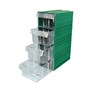 Короб с выдвижным ящиком С-2 зеленый/прозрачный С-2-зеленый-прозрачный - фото 11213