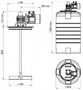 Емкость T 300 л с лопастной мешалкой (605x605x1175 мм) 5113