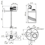 Емкость дозировочная 100 л под плотность до 1,3 г/см³ с лопастной мешалкой(470x470x1030 мм) 5131