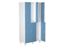 Шкаф для раздевалок WL 32-90 голубой/белый WL 32-90