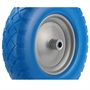 Колесо для тачки Стелла-техник PU390M-20B диаметр 390 мм, колесо пенополиуретановое, шариковый подшипник под ось 20 мм, нагрузка 200 кг PU390M-20B