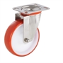 Колесо Tellure Rota 604201 поворотное, Ø 80 мм, нагрузка 120 кг, полиуретан, полиамид 604201