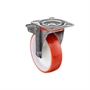 Колесо Tellure Rota 606601 поворотное с тормозом, Ø 80 мм, нагрузка 120 кг, термопластичный полиуретан, полиамид 606601