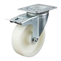 Колесо Стелла-техник N48160PNYB поворотное с тормозом, Ø 160 мм, полиамид, подшипник скольжения, г/п=350 кг N48160PNYB
