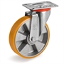 Колесо Tellure Rota 659302 поворотное, Ø 100 мм, нагрузка 200 кг, полиуретан/алюминий 659302