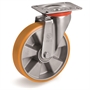 Колесо Tellure Rota 659301 поворотное, Ø 80 мм, нагрузка 200 кг, полиуретан/алюминий 659301