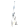 Алюминиевая трехсекционная профессиональная лестница 3*16 P3 9316 P3 9316