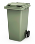 Пластиковый контейнер для мусора МК 240 л. (721x582x1069 мм) 24.C29