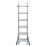 Лестница алюминиевая шарнирная телескопическая 4x6 TT46 Алюмет TT46