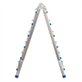 Лестница алюминиевая шарнирная телескопическая 4x6 TT46 Алюмет TT46